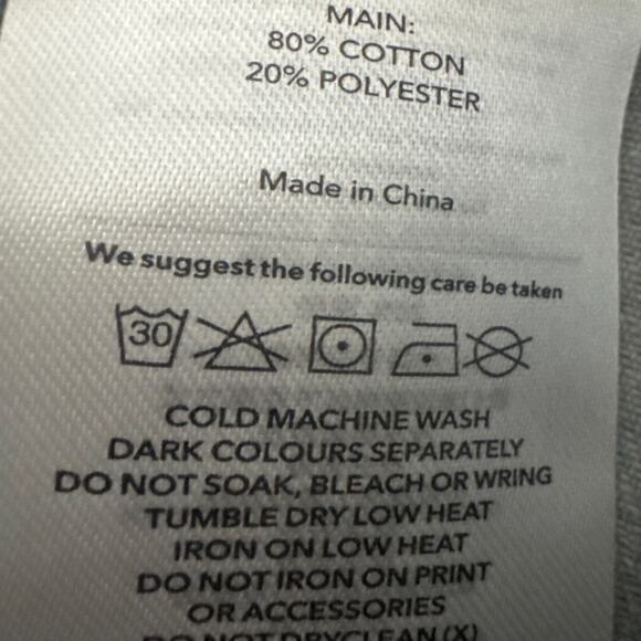 One Teaspoon Denim Boxer Shorts Blue Fade Worn In Look Size S NWT Relaxed Style - Picture 10 of 10